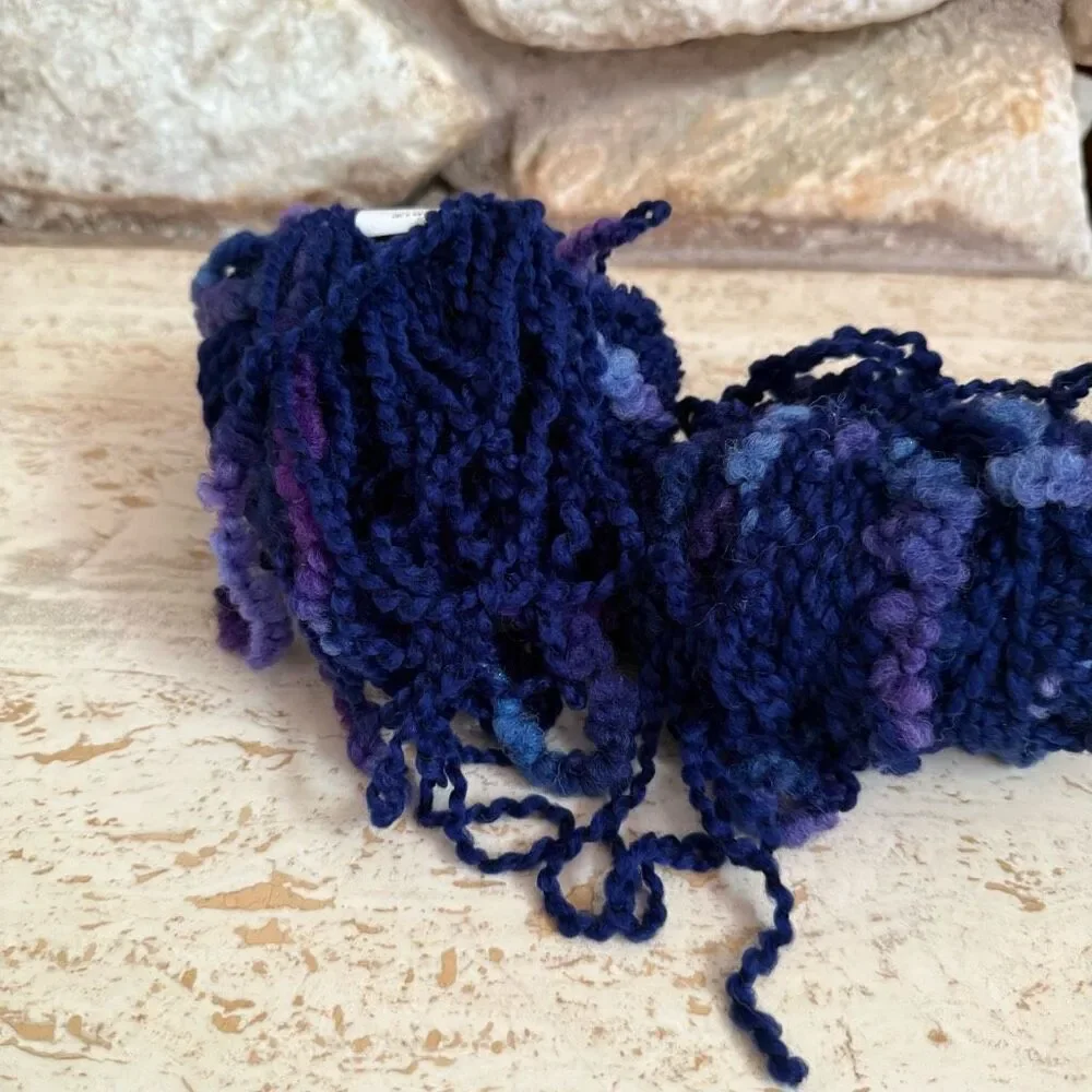 Lion brand mystery yarn lapis